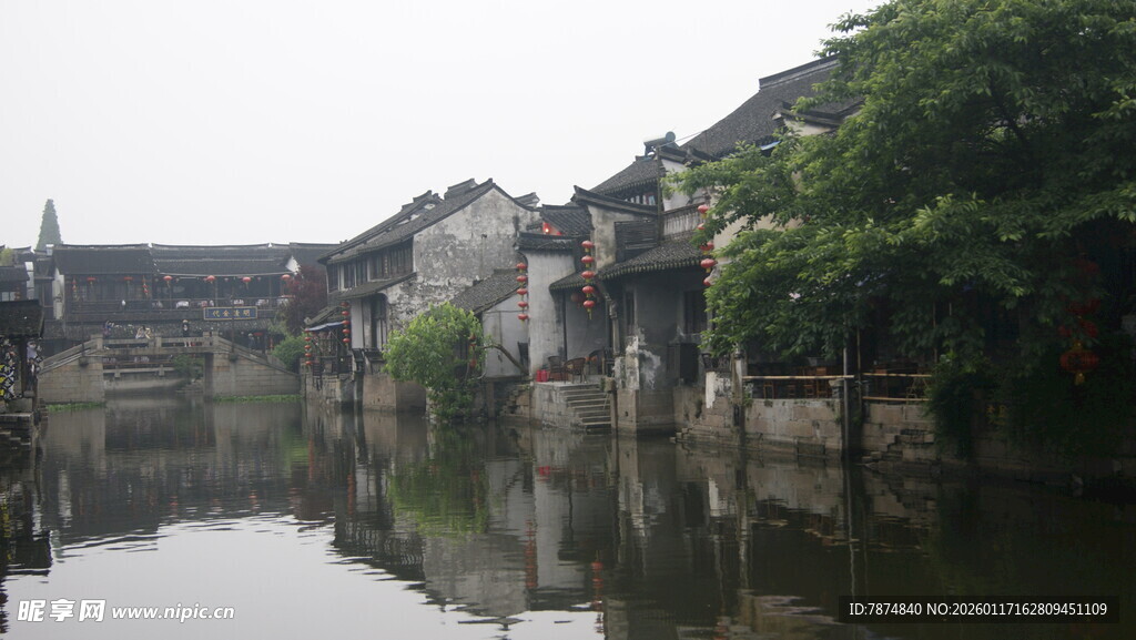 江南水乡古景 静谧如画