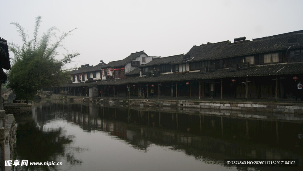 水乡古建 静谧水边景致