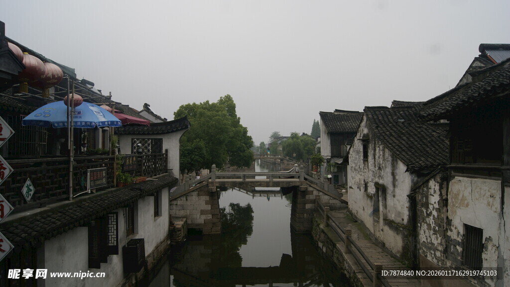 江南水乡古镇风景