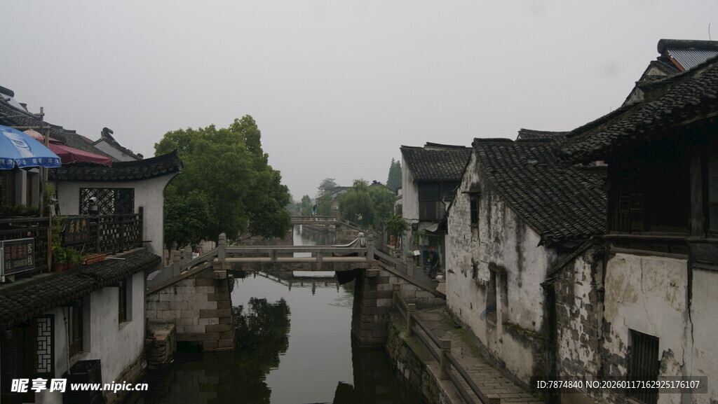 江南水乡古巷风景