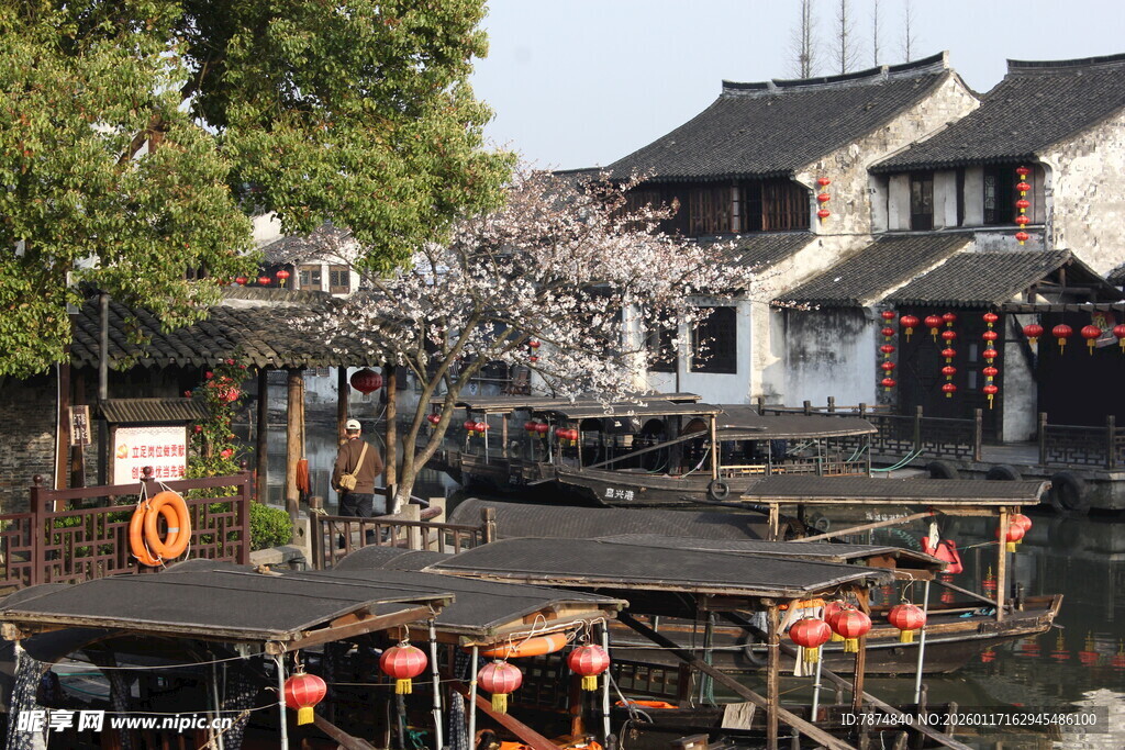 江南水乡古村景致