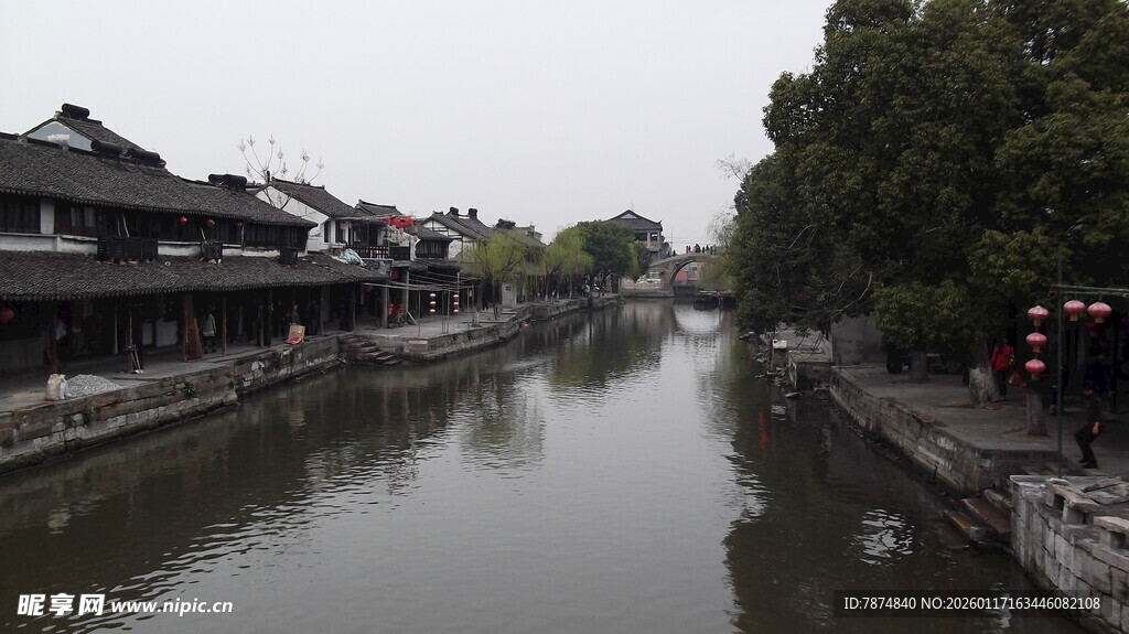 江南水乡河道风景