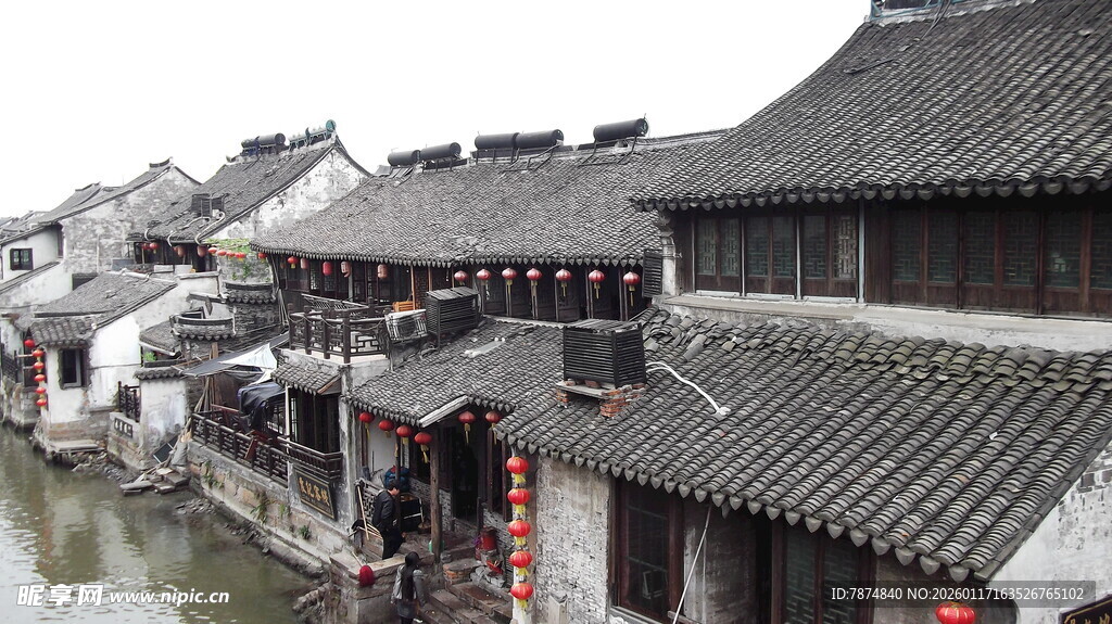 江南水乡古建筑风貌