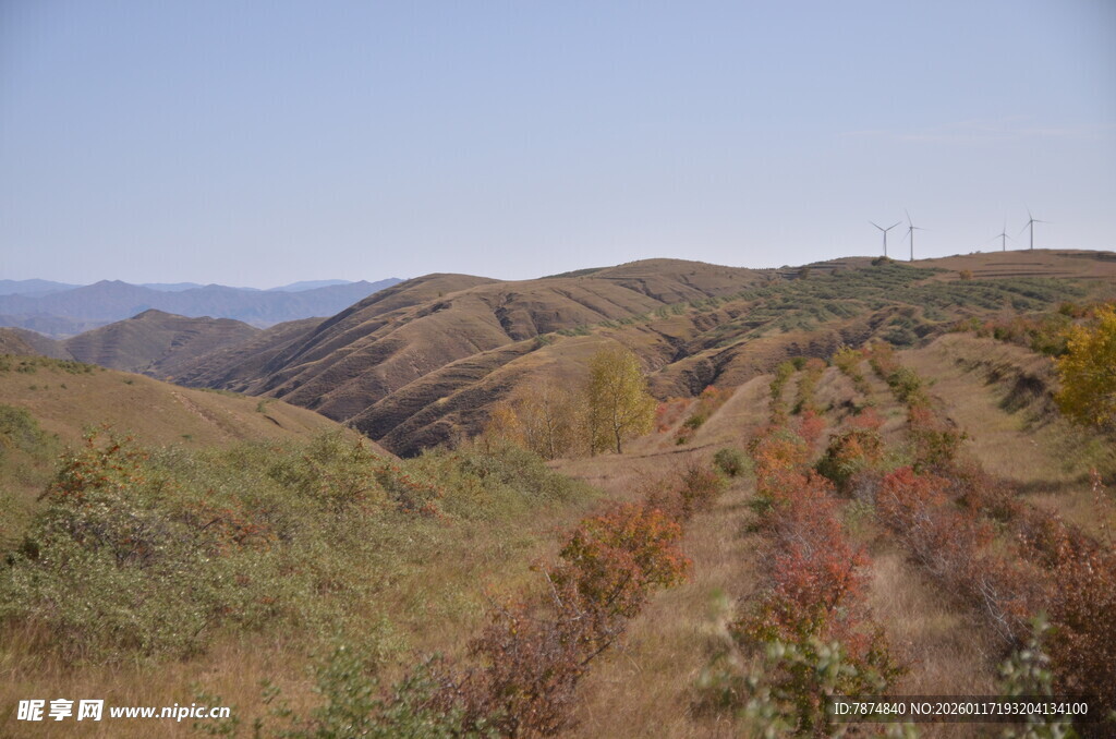 秋日山间风景