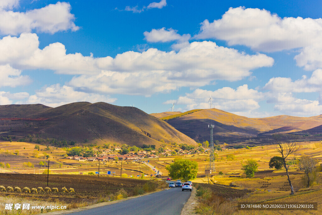 山间公路美景