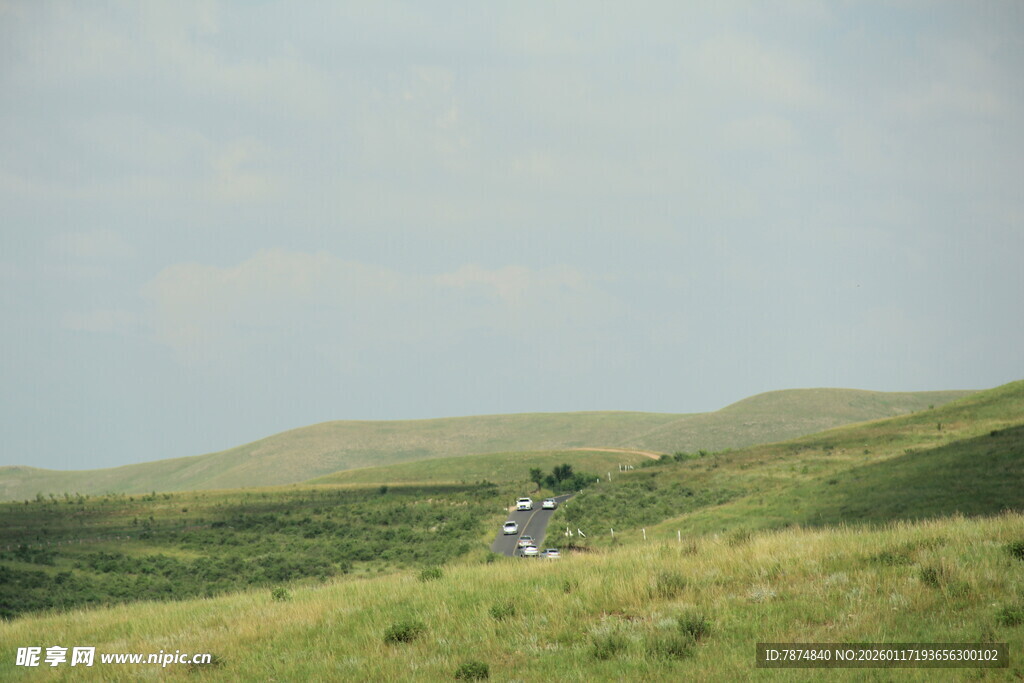 草原公路风景