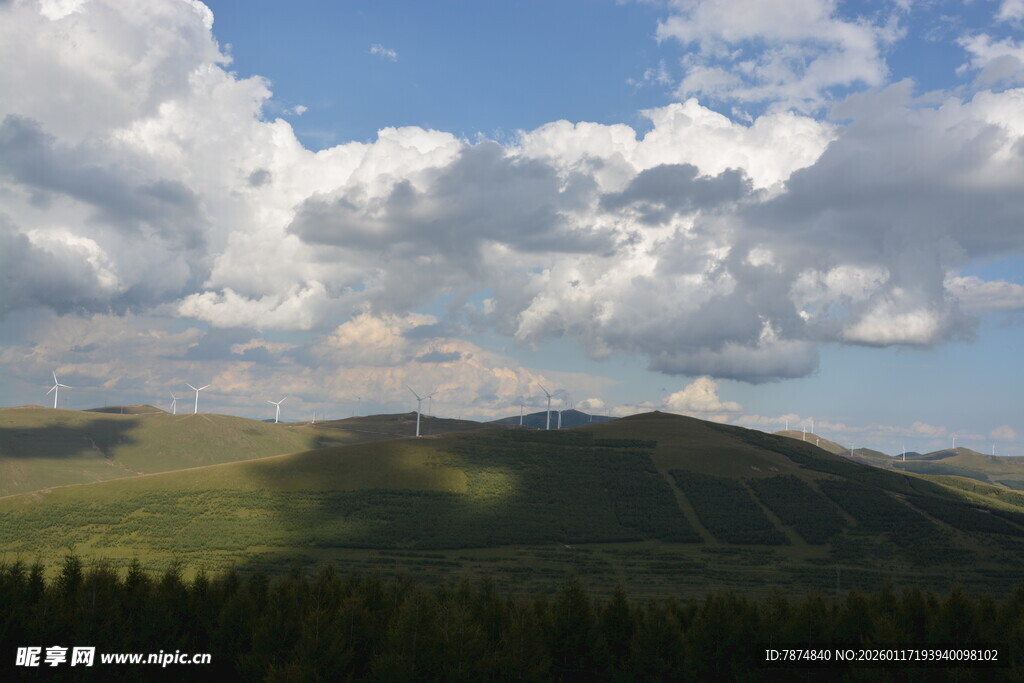 山峦云海自然风光美景