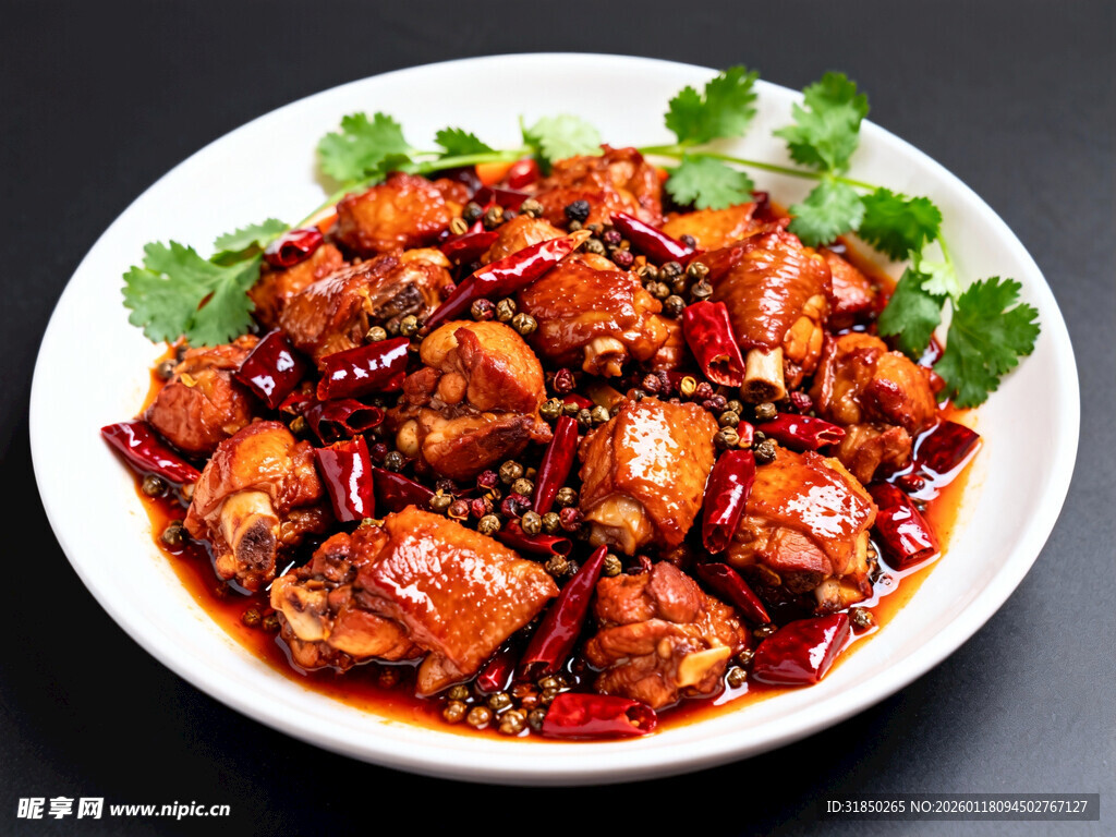 香辣可口的美味辣子鸡