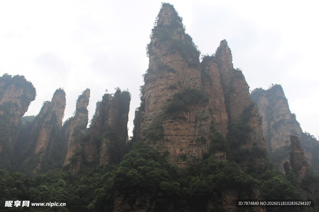 张家界奇峰异石景观