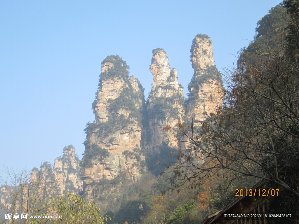 张家界奇峰异石景观