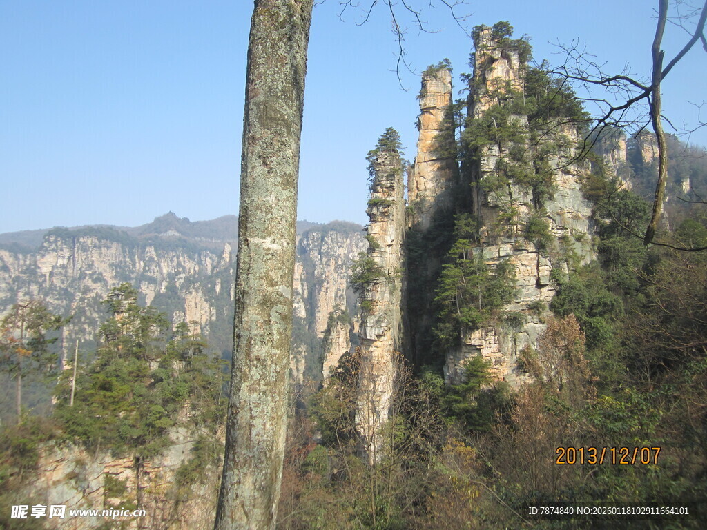 张家界奇峰异石景观