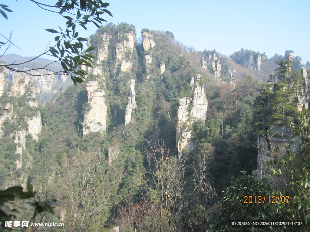 张家界奇峰美景