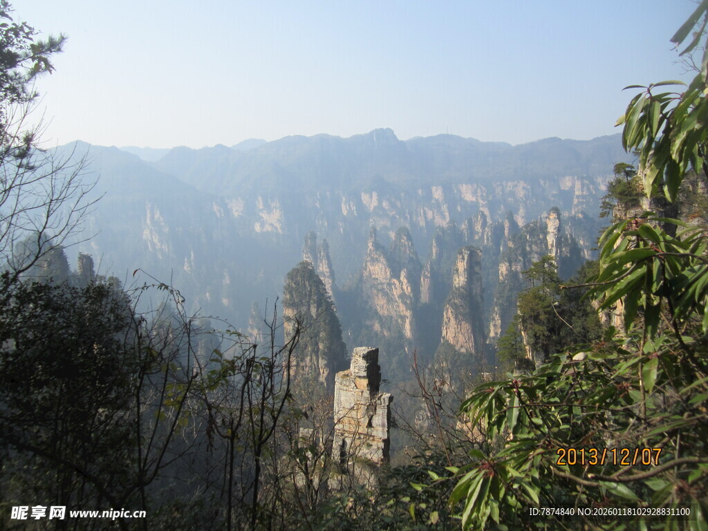 张家界奇峰美景