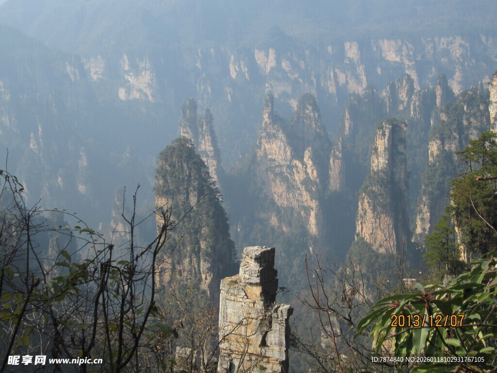 张家界奇峰异石景观