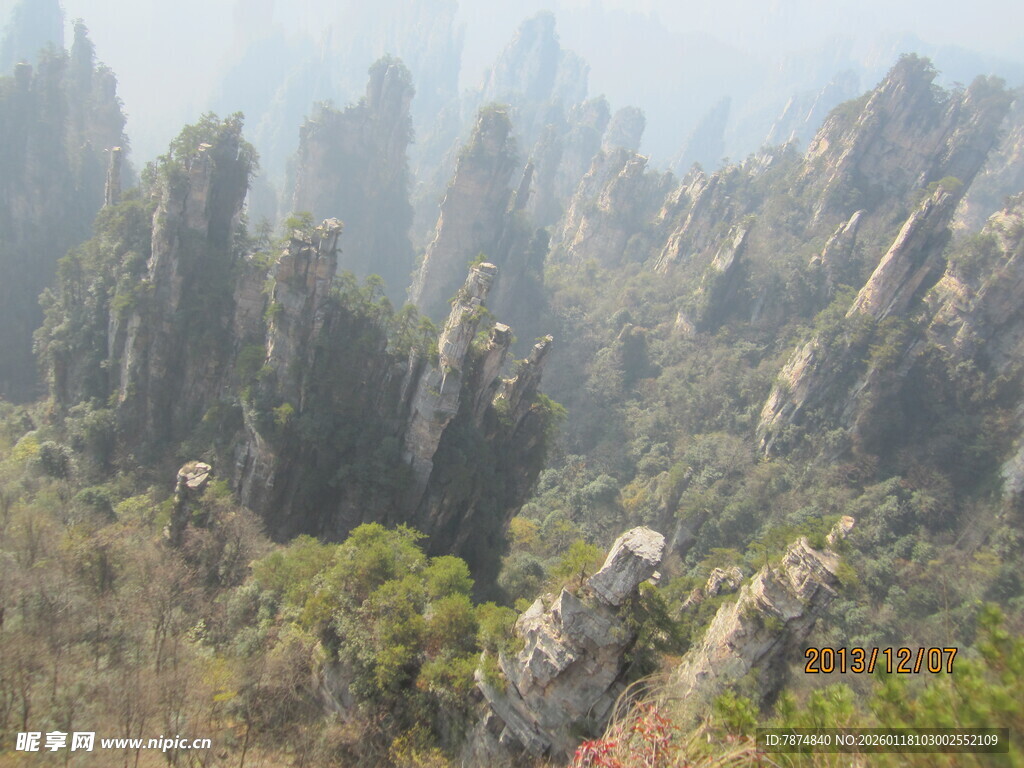 张家界奇峰异石景观