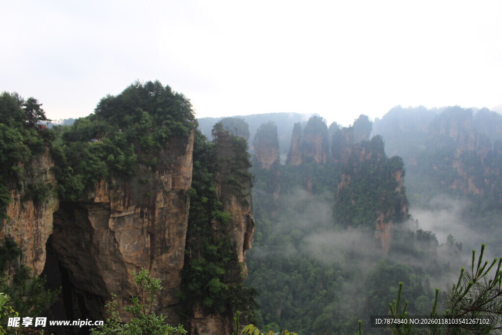 张家界奇峰美景