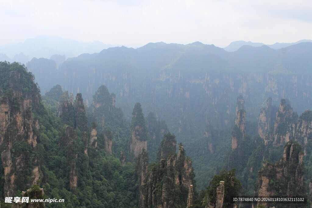 张家界奇峰美景
