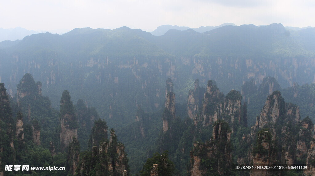 张家界奇峰美景