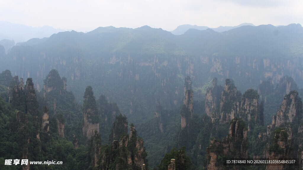 张家界奇峰美景
