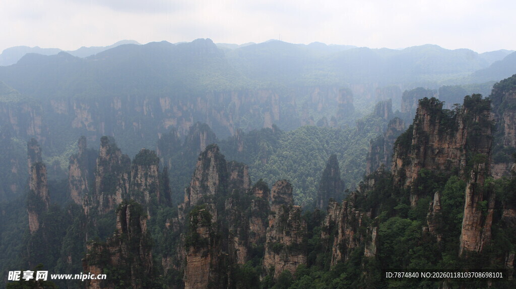 张家界奇峰美景