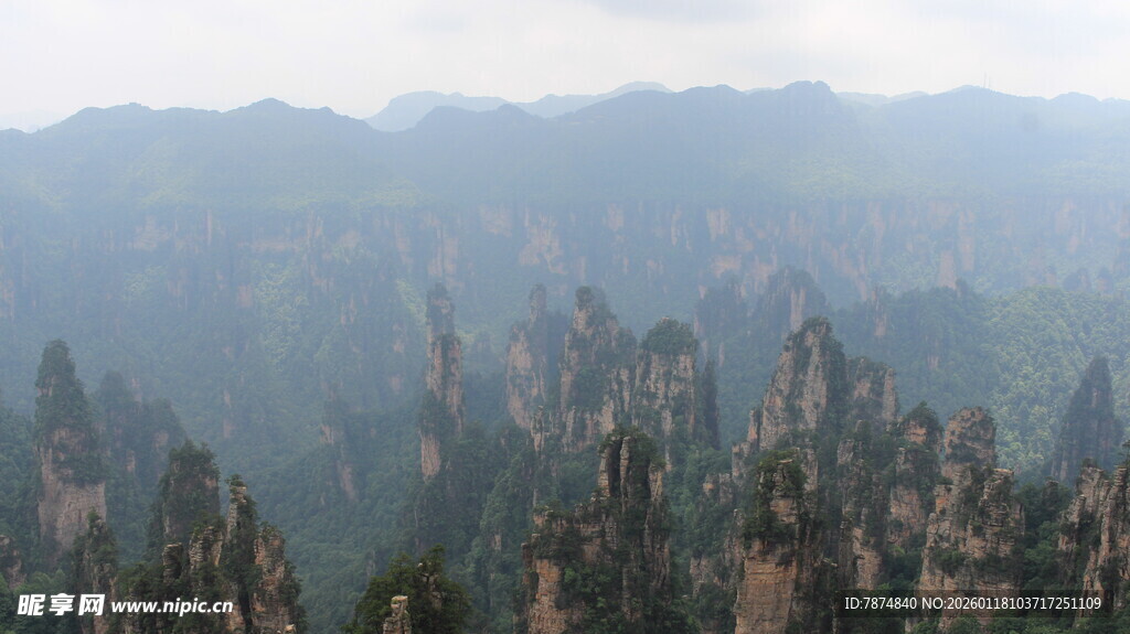 张家界奇峰美景