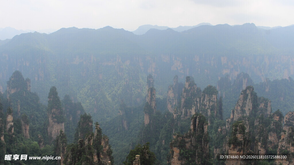 张家界奇峰美景