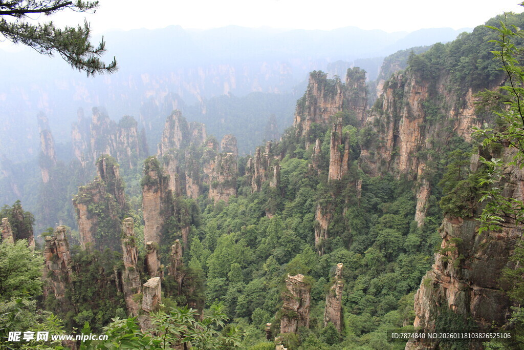 张家界奇峰异石景观