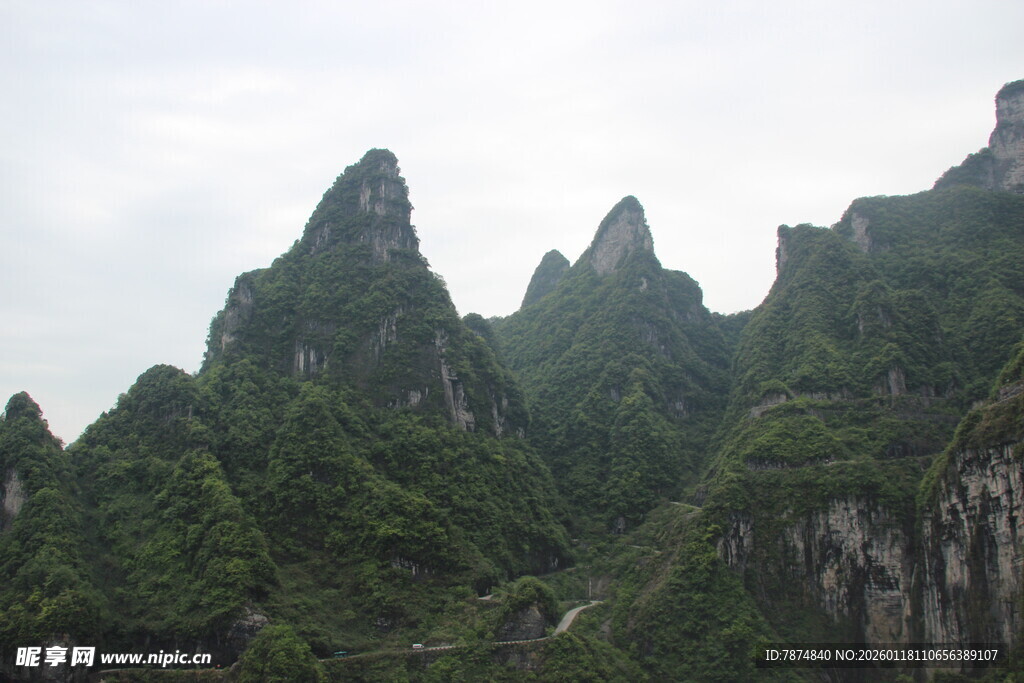 秀丽山峦绿意浓