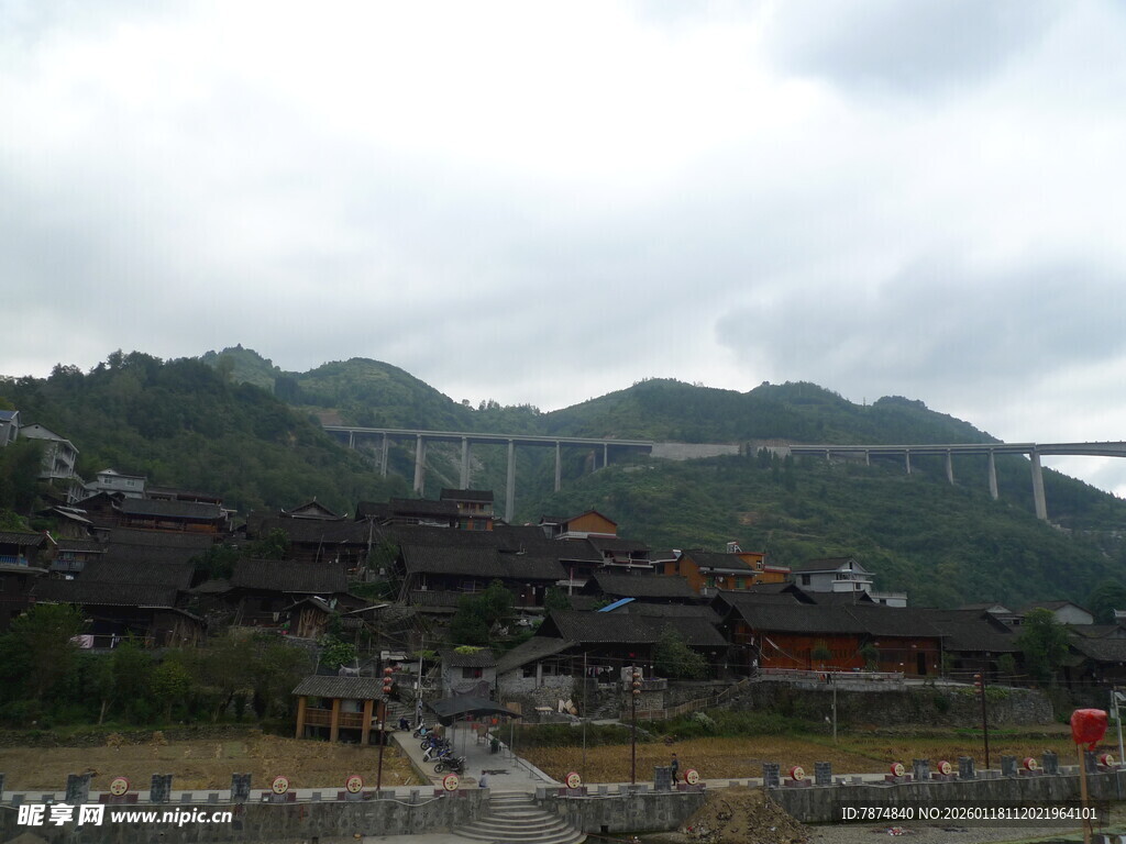 山间村落景观