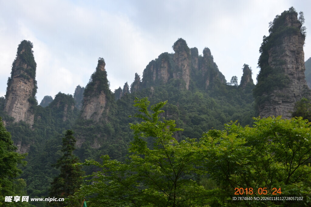 张家界奇峰异石景观