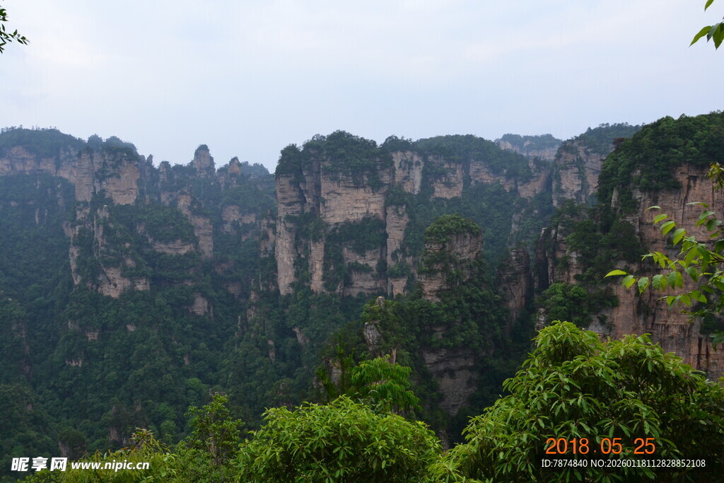 张家界奇峰异石景观