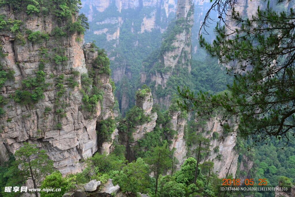 张家界奇峰异石景观