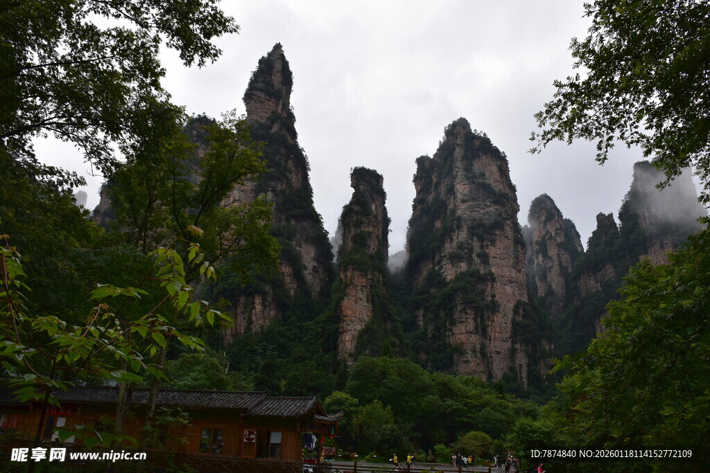张家界奇峰异石景观