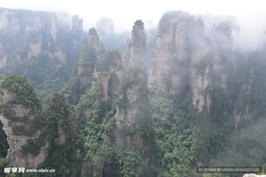 张家界奇峰美景