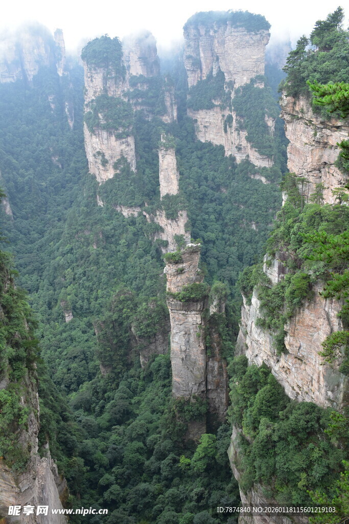 张家界奇峰异石景观