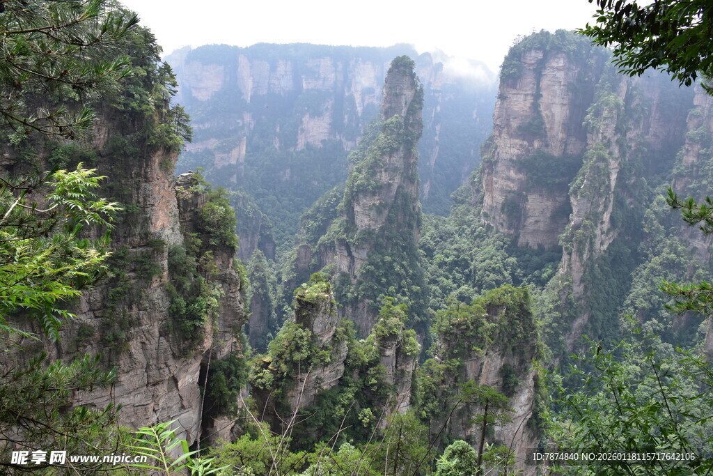 张家界奇峰异石景观