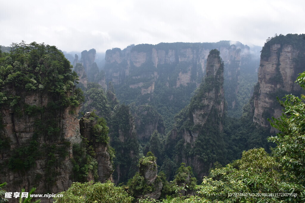 张家界奇峰异石景观