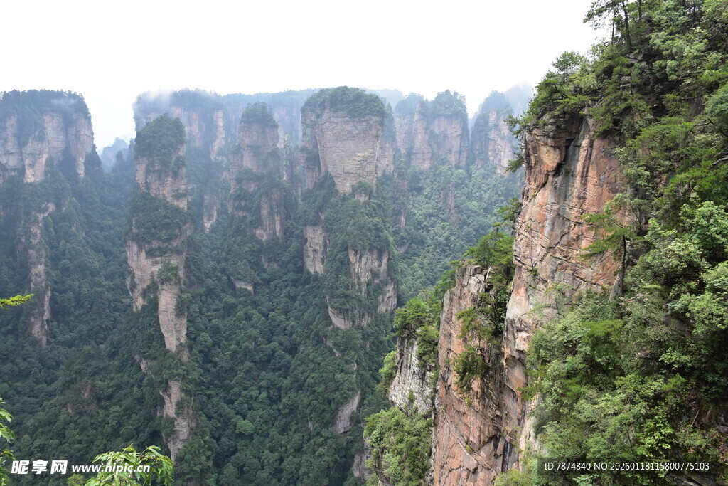 张家界奇峰异石景观