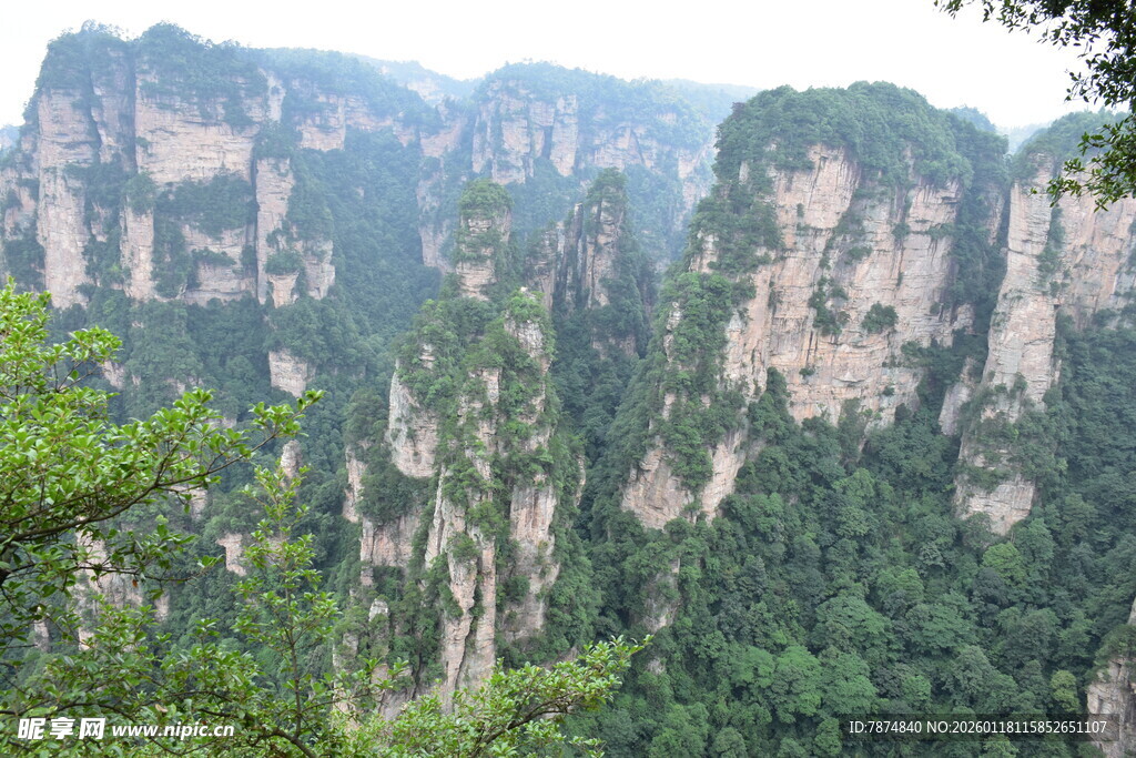 张家界奇峰异石壮丽景观