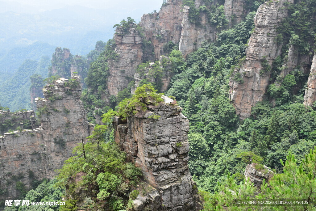 张家界奇峰异石景观