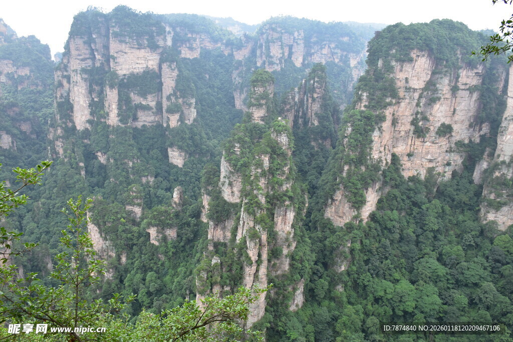 张家界奇峰异石景观