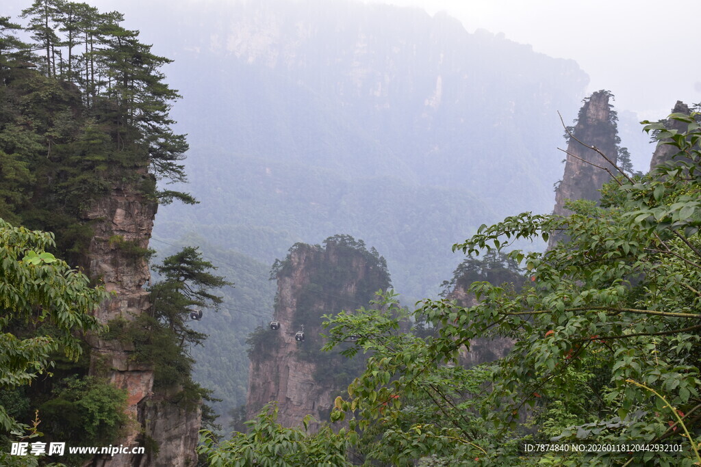 张家界奇峰异石景观