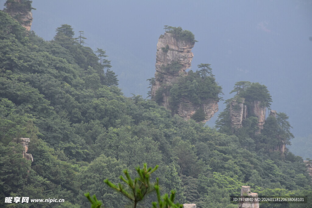 张家界奇峰异石景观