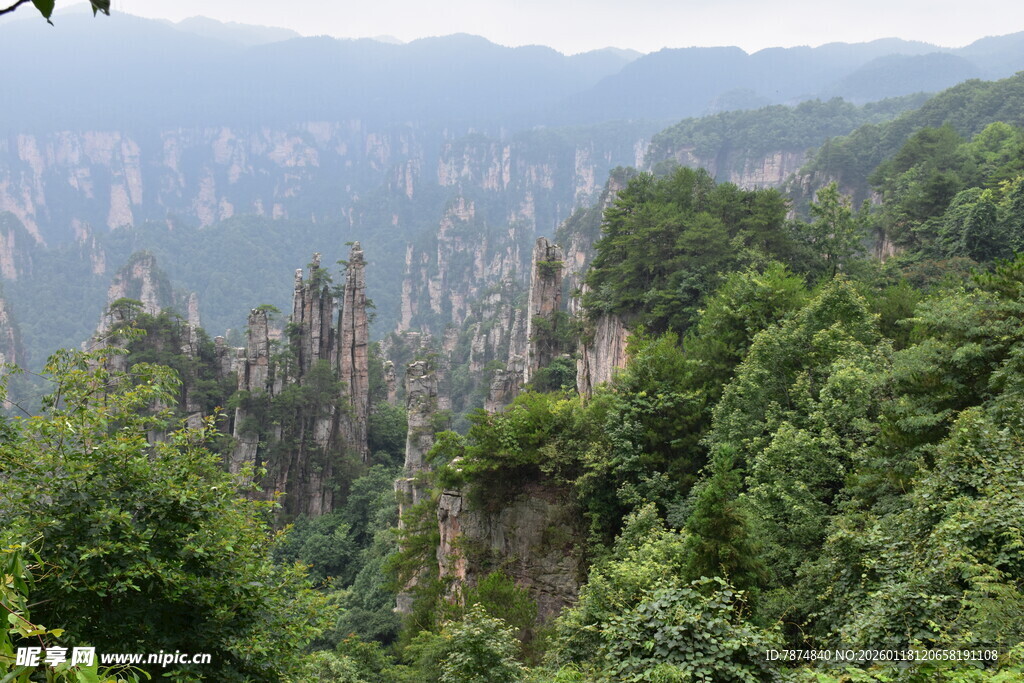 张家界奇峰异石景观