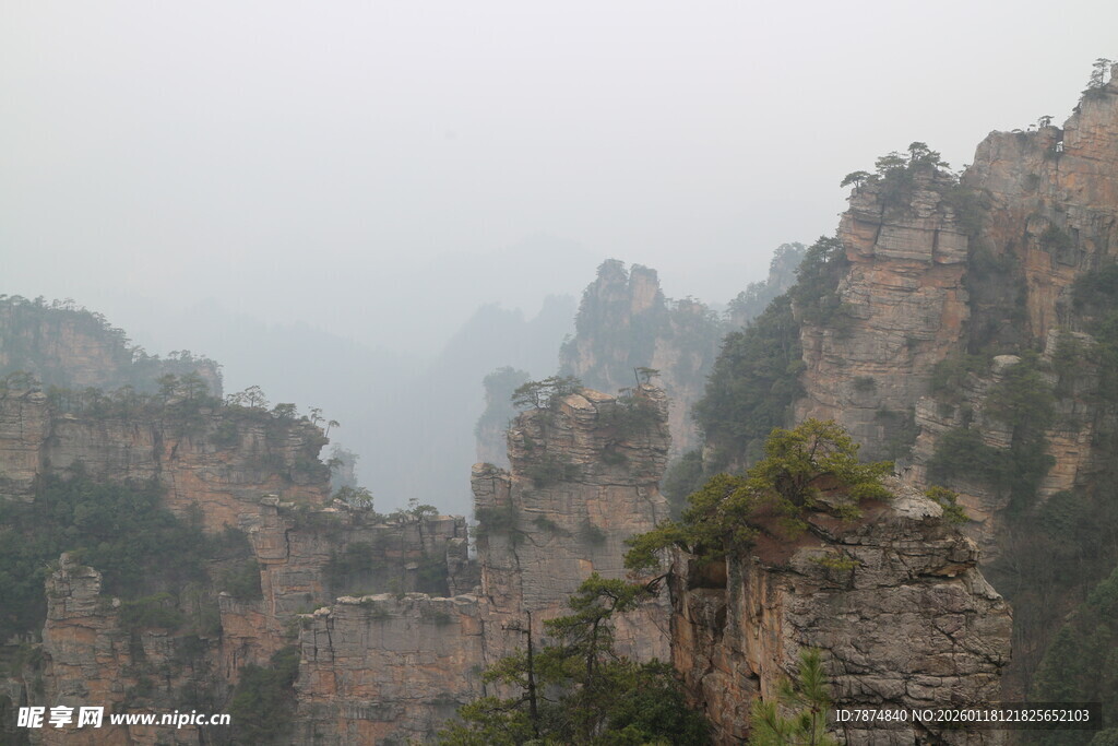 张家界奇峰美景