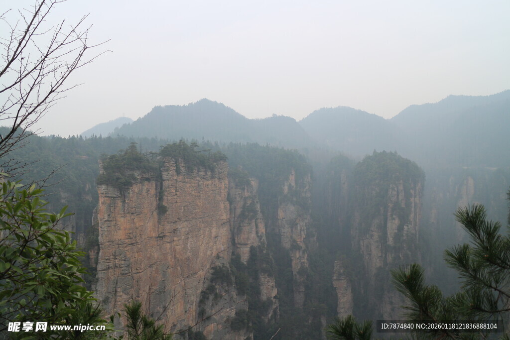 张家界奇峰景观