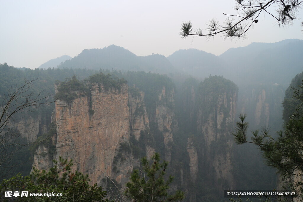 张家界奇峰美景