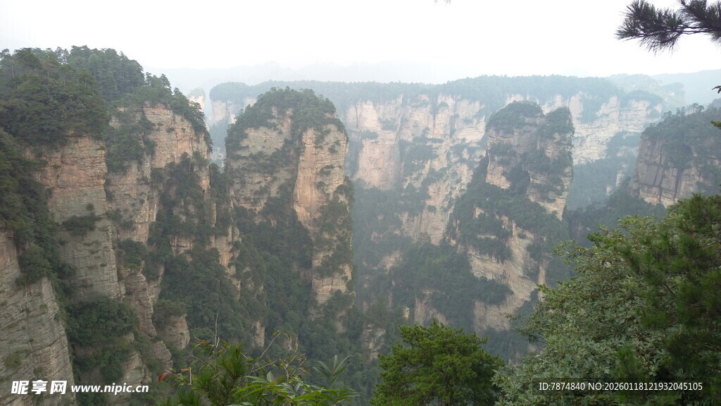 张家界奇峰美景