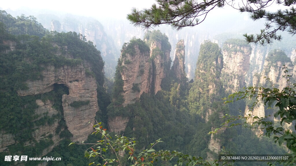 张家界奇峰异石景观