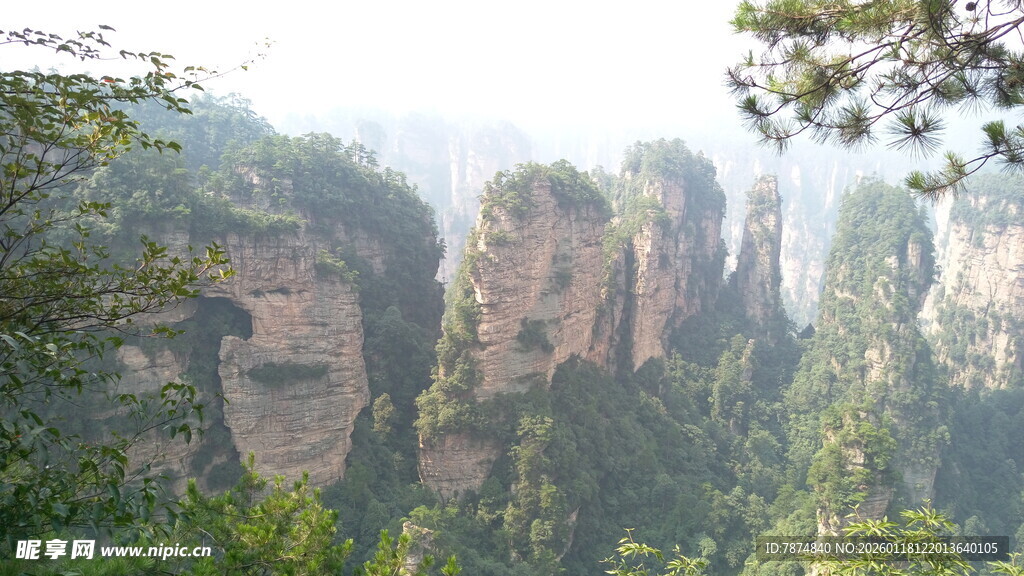 张家界奇峰美景
